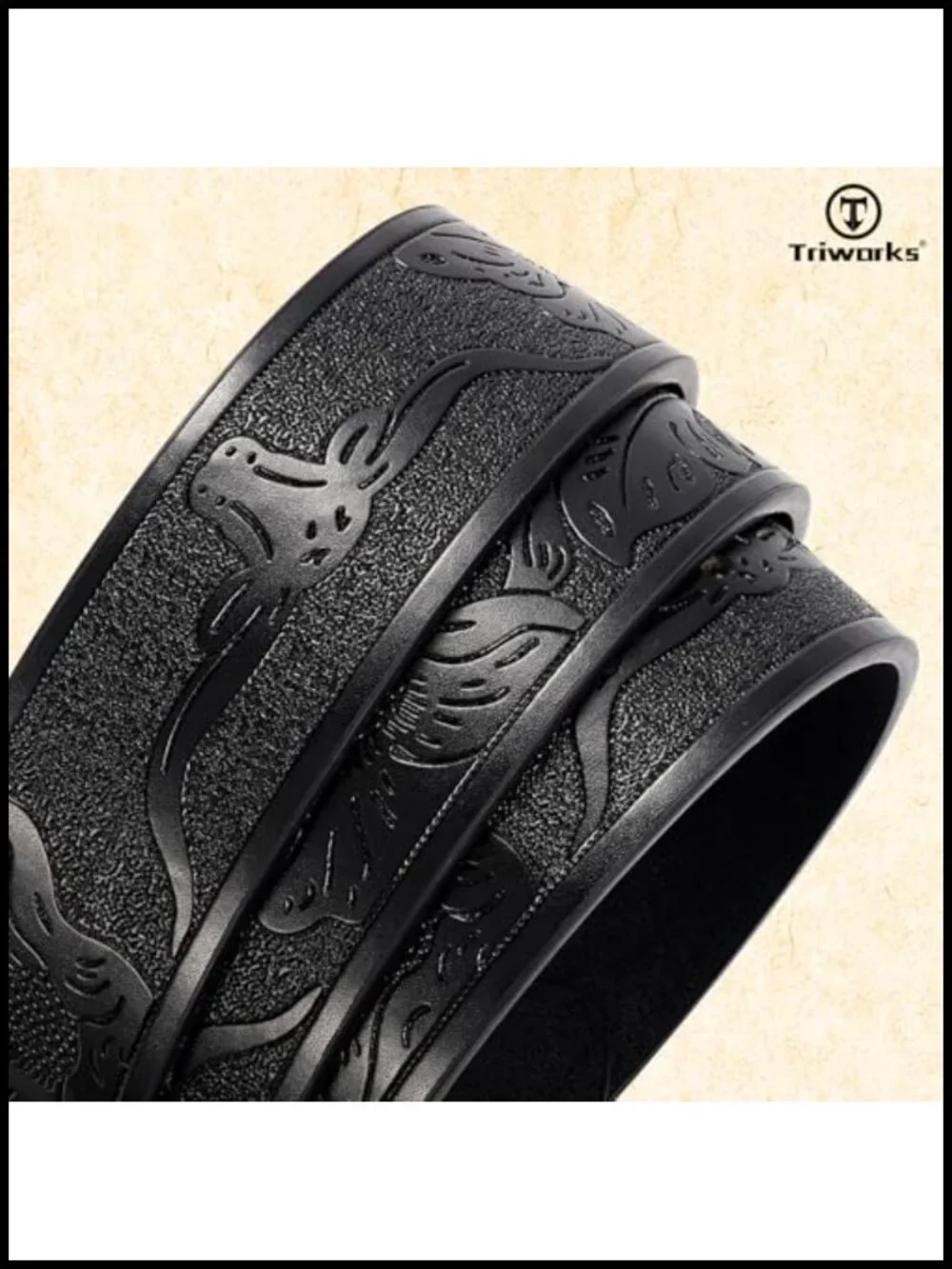 Western Initial Letter PU Leather Belt Snap-On Buckle Men Women